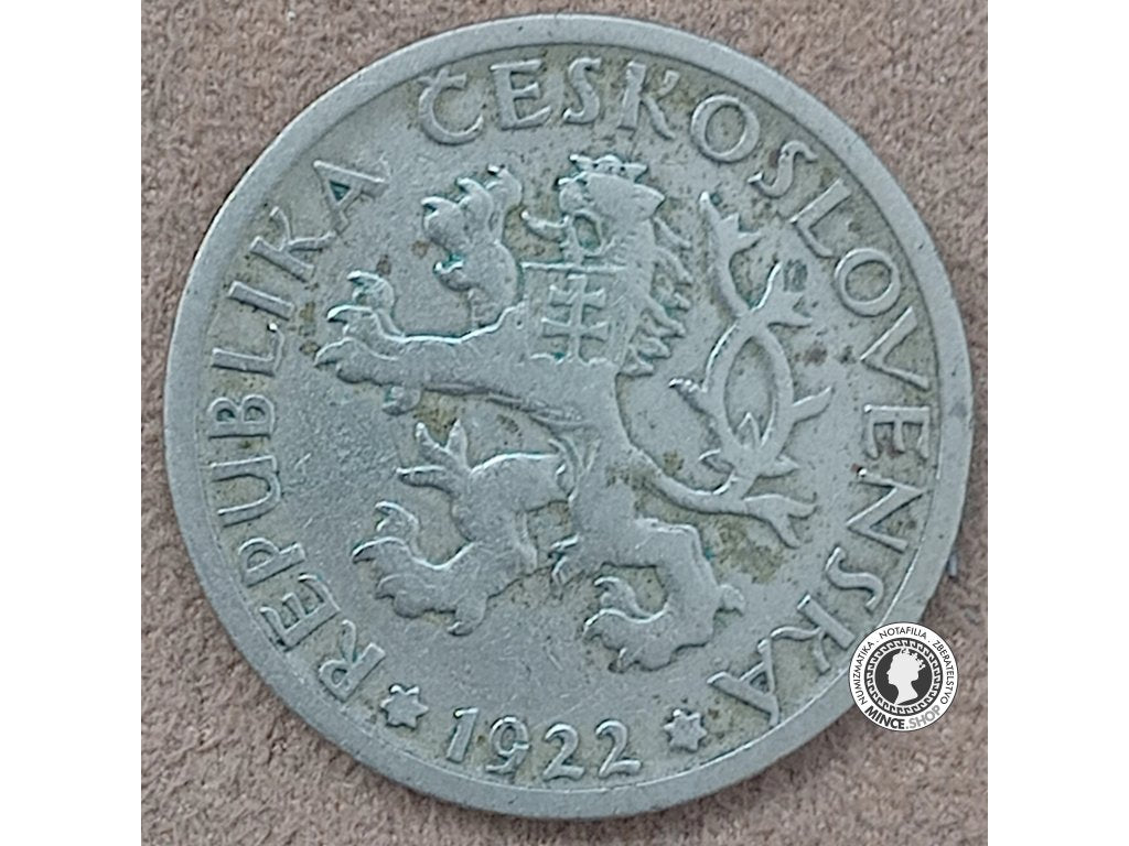 1.koruna - 1.ČSR - 1922