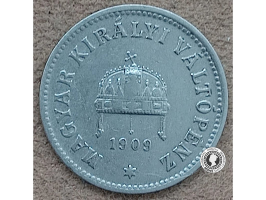 10 filler - Rakúsko-Uhorsko - 1909