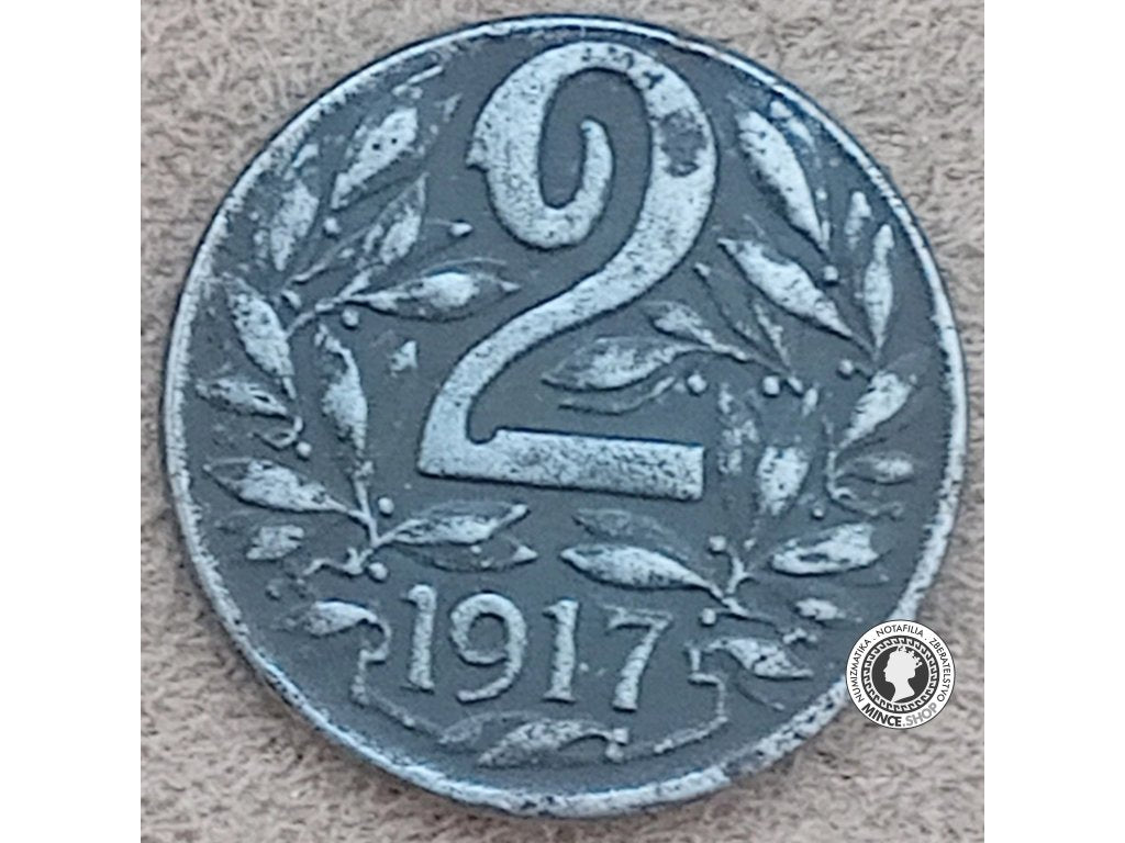 2 halier - Rakúsko-Uhorsko - 1917